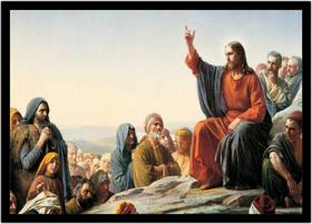 Quadro Decorativo Religioso Jesus No Monte Das Oliveiras Com Moldura RC018 Quadro Decorativo Religioso Jesus No Monte Das Oliveiras Com Moldura RC018