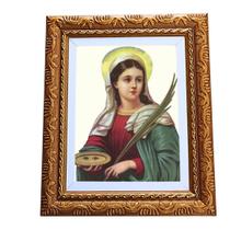 Quadro Decorativo Religioso Santa Luzia A3 Luxo Premium