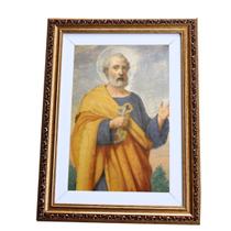 Quadro Decorativo Religioso São Pedro A3 Luxo