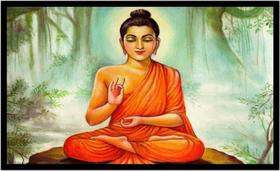 Quadro Decorativo Religiosos Budismo Buda Meditação Salas Quartos Escritórios Com Moldura RC020 Quadro Decorativo Religiosos Budismo Buda Meditação Salas Quartos Escritórios Com Moldura RC020