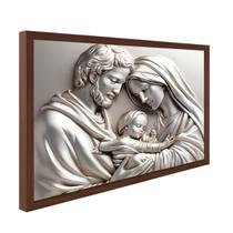 Quadro Decorativo Religiosos Santa Ceia Jesus Fé Sagrada Família com Moldura Caixa Alta 30x40cm Quadro Decorativo Religiosos Santa Ceia Jesus Fé Sagrada Família com Moldura Caixa Alta 30x40cm