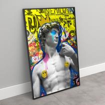 Quadro decorativo Retrato Davi pop