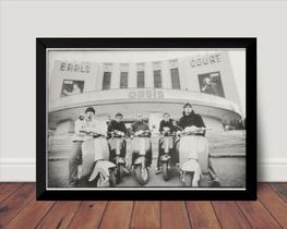 Quadro Decorativo Retro Banda Oasis Rock Arte Quadro Decorativo Retro Banda Oasis Rock Arte