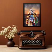 Quadro Decorativo Reunião Dos Orixás 33x24cm Quadro Decorativo Reunião Dos Orixás 33x24cm