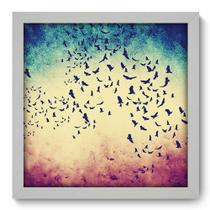 Quadro Decorativo - Revoada - 33cm x 33cm - 126qdsb