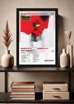 Quadro Decorativo Rihanna ANTI (Light) Com Vidro Tamanho:21cm x 30cm (A4) Quadro Decorativo Rihanna ANTI (Light) Com Vidro Tamanho:21cm x 30cm (A4)