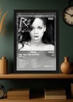 Quadro Decorativo Rihanna Talk That Talk (Colored) Com Vidro Tamanho:21cm x 30cm (A4) Quadro Decorativo Rihanna Talk That Talk (Colored) Com Vidro Tamanho:21cm x 30cm (A4)