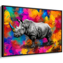 Quadro decorativo Rinoceronte