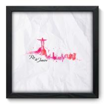 Quadro Decorativo - Rio de Janeiro - 33cm x 33cm - 154qdmp Quadro Decorativo - Rio de Janeiro - 33cm x 33cm - 154qdmp