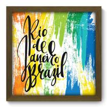 Quadro Decorativo - Rio de Janeiro - 33cm x 33cm - 258qdmm Quadro Decorativo - Rio de Janeiro - 33cm x 33cm - 258qdmm
