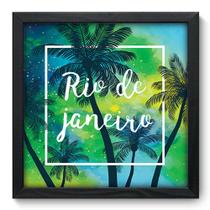 Quadro Decorativo - Rio de Janeiro - 33cm x 33cm - 259qdmp - Allodi