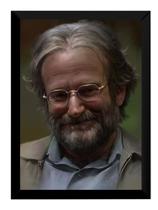 Quadro Decorativo Robin Williams Ator Arte Poster Moldurado Quadro Decorativo Robin Williams Ator Arte Poster Moldurado