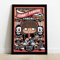 Quadro Decorativo Rock MDF 20x28,5cm Ramones Tudo em Caixa