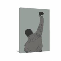 Quadro decorativo Rocky Balboa Artístico - Tela em Tecido