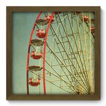 Quadro Decorativo - Roda Gigante - 33cm x 33cm - 038qdum Quadro Decorativo - Roda Gigante - 33cm x 33cm - 038qdum