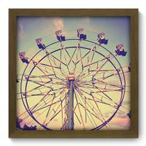Quadro Decorativo - Roda Gigante - 33cm x 33cm - 250qddm Quadro Decorativo - Roda Gigante - 33cm x 33cm - 250qddm