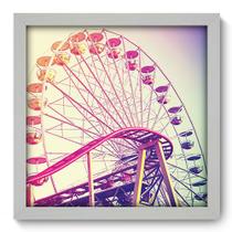 Quadro Decorativo - Roda Gigante - 33cm x 33cm - 251qddb Quadro Decorativo - Roda Gigante - 33cm x 33cm - 251qddb