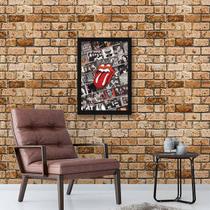 Quadro Decorativo Rolling Stones 45x34cm Quadro Decorativo Rolling Stones 45x34cm