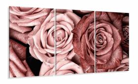 Quadro Decorativo Rosa Excêntrica em Tecido Quadro Decorativo Rosa Excêntrica em Tecido