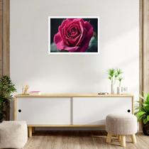 Quadro Decorativo Rosa Pétalas - 50x70cm