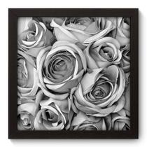 Quadro Decorativo - Rosas - 22cm x 22cm - 005qnfap