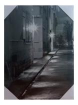 Quadro Decorativo Rua Deserta Elegante Preto E Branco M16 Quadro Decorativo Rua Deserta Elegante Preto E Branco M16