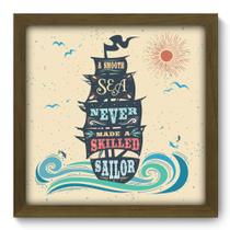 Quadro Decorativo - Sailor - 33cm x 33cm - 072qdrm