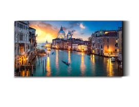 Quadro Decorativo Sala Grande Paisagem Veneza 130x90