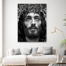 Quadro Decorativo Sala Jesus Coroa religioso 98x70