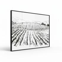 Quadro Decorativo Sala Lavoura Café Moldura Pelicula 40x30