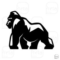 Quadro Decorativo Sala Quarto Animal Gorila Mdf 6mm 60x47cm Quadro Decorativo Sala Quarto Animal Gorila Mdf 6mm 60x47cm