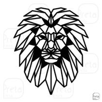 Quadro Decorativo Sala Quarto Animal Leão Mdf 6mm 40x34cm Quadro Decorativo Sala Quarto Animal Leão Mdf 6mm 40x34cm