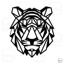 Quadro Decorativo Sala Quarto Animal Tigre Mdf 6mm 40x35cm Quadro Decorativo Sala Quarto Animal Tigre Mdf 6mm 40x35cm