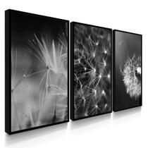 Quadro Decorativo Sala Quarto Dente De Leão Black