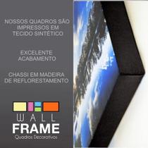 Quadro Decorativo Sala Quarto Escritório Criatividade 3 peças 120x60 em tecido