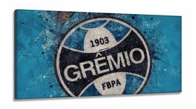 Quadro Decorativo Sala Quarto Escritório Grêmio em Tecido Canvas 130x60