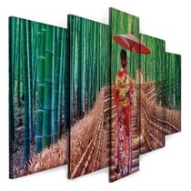 Quadro Decorativo Sala Quarto Escritório Mulher de Vermelho