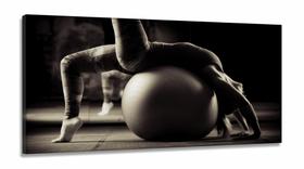 Quadro Decorativo Sala Quarto Escritório Pilates em Tecido Canvas 130x60 Quadro Decorativo Sala Quarto Escritório Pilates em Tecido Canvas 130x60