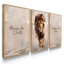 Quadro Decorativo Sala Quarto Nunca Foi Sorte Com Moldura