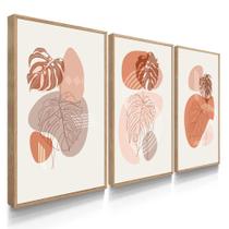 Quadro Decorativo Sala Quarto Plantas Escandinavo Costela de Adão Quadro Decorativo Sala Quarto Plantas Escandinavo Costela de Adão
