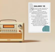 Quadro Decorativo Salmo 10 24x18cm