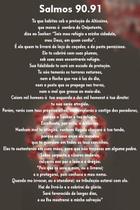 Quadro Decorativo Salmo 90/91 30x20 Mdf Adesivado Quadro Decorativo Salmo 90/91 30x20 Mdf Adesivado