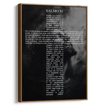 Quadro decorativo Salmo 91 - Art Canvas