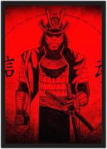 Quadro Decorativo Samurai Decorações Salas Quartos Com Moldura G006 Quadro Decorativo Samurai Decorações Salas Quartos Com Moldura G006