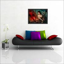 Quadro Decorativo Samurai Salas Decorações Com Moldura Quadro Decorativo Samurai Salas Decorações Com Moldura