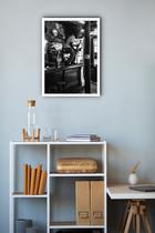 Quadro Decorativo San Francisco Saxofonista Balcão -70x50cm