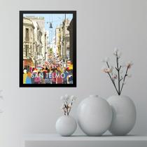 Quadro Decorativo San Telmo - Buenos Aires 33x24cm