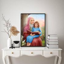 Quadro Decorativo Santa Ana 24X18Cm - Com Vidro