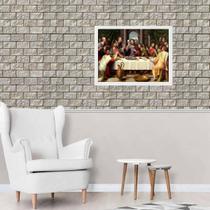 Quadro Decorativo Santa Ceia- Clássica 45x34cm - com vidro