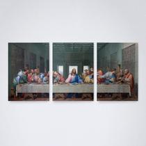 Quadro Decorativo Santa Ceia Jesus Cristo 30x20cm Quadro Decorativo Santa Ceia Jesus Cristo 30x20cm
